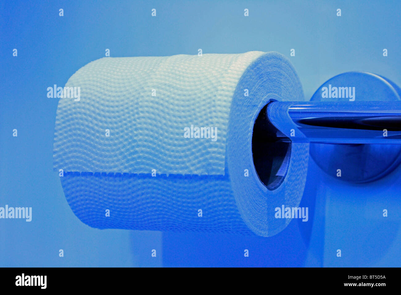 Rotolo di carta igienica Foto Stock