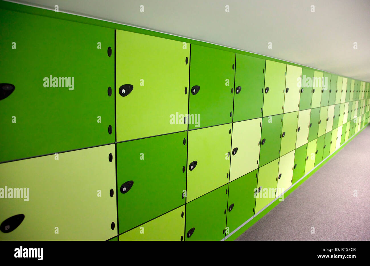 L'Irlanda, nella contea di Dublino, Dublino, Ballsbridge, Lansdowne Road, Aviva Football Stadium, in particolare della sala stampa. Foto Stock