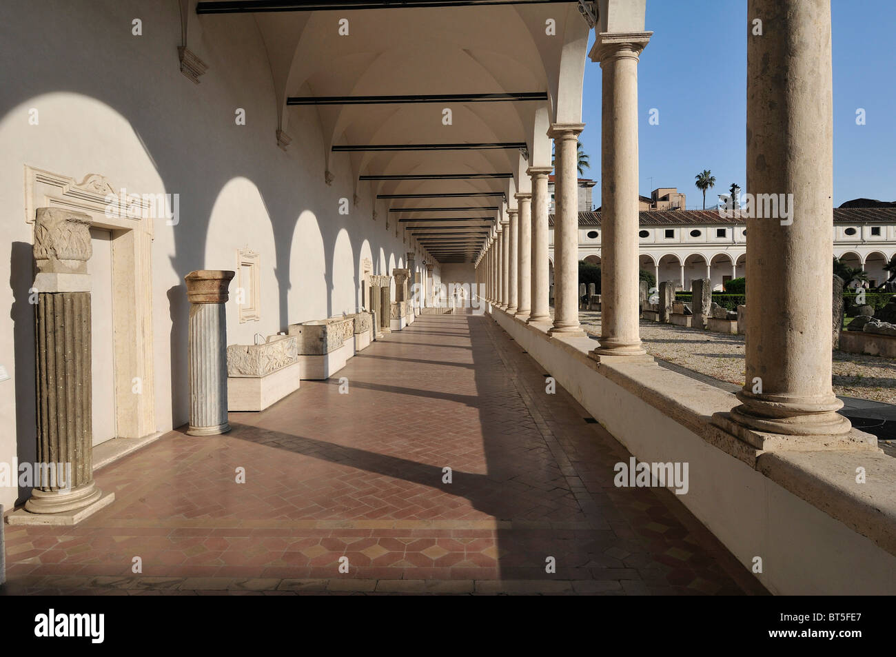 Roma. L'Italia. Museo Nazionale di Roma. Terme di Diocleziano. Michelangelo per il chiostro della chiesa di Santa Maria degli Angeli. Foto Stock