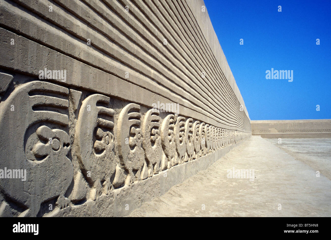Chan Chan rovine, Trujillo, Perú Foto Stock