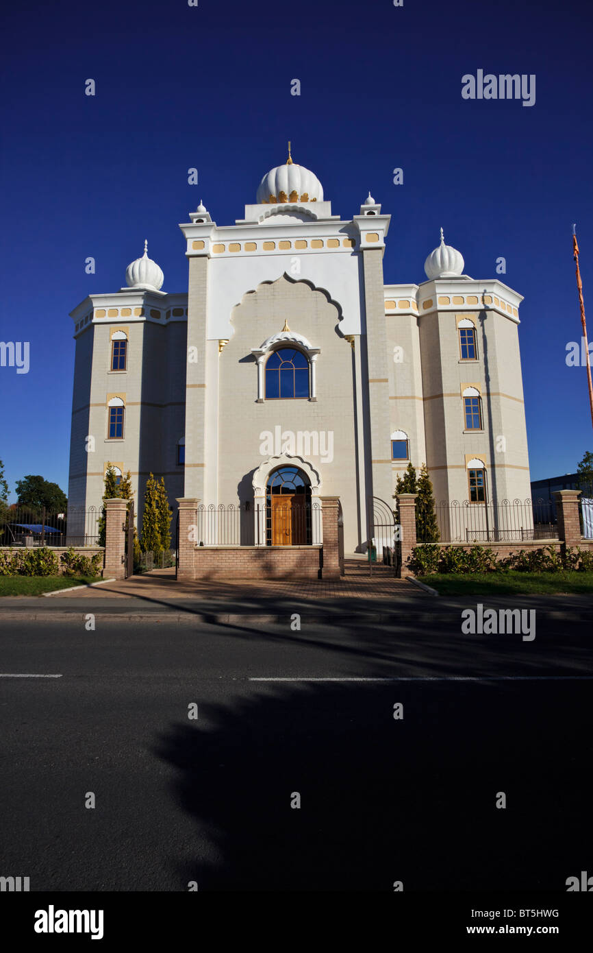 Gurdwara Sahib (tempio sikh), Leamington, Warwickshire, Regno Unito Foto Stock