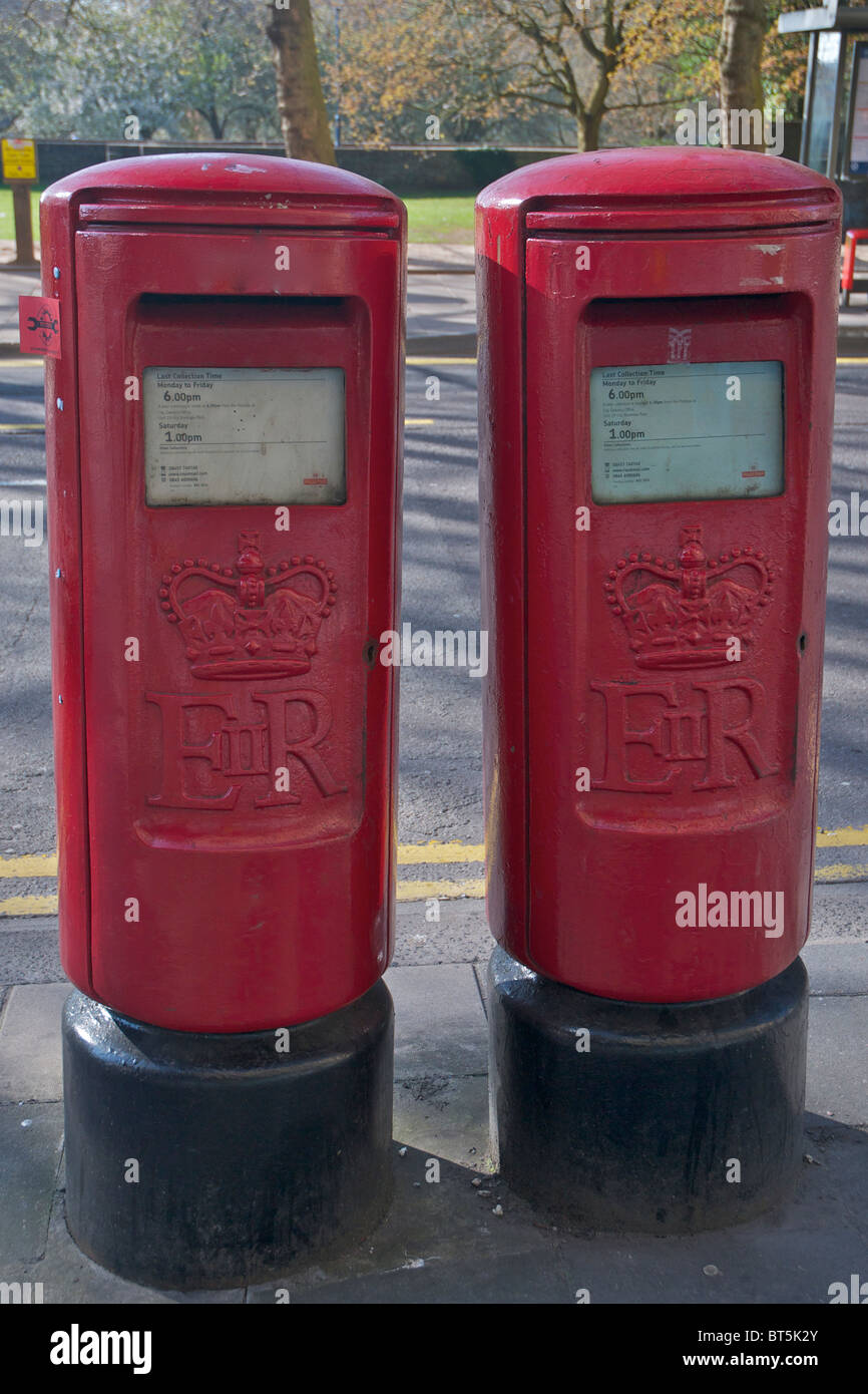 La città di Bristol post poxes Foto Stock