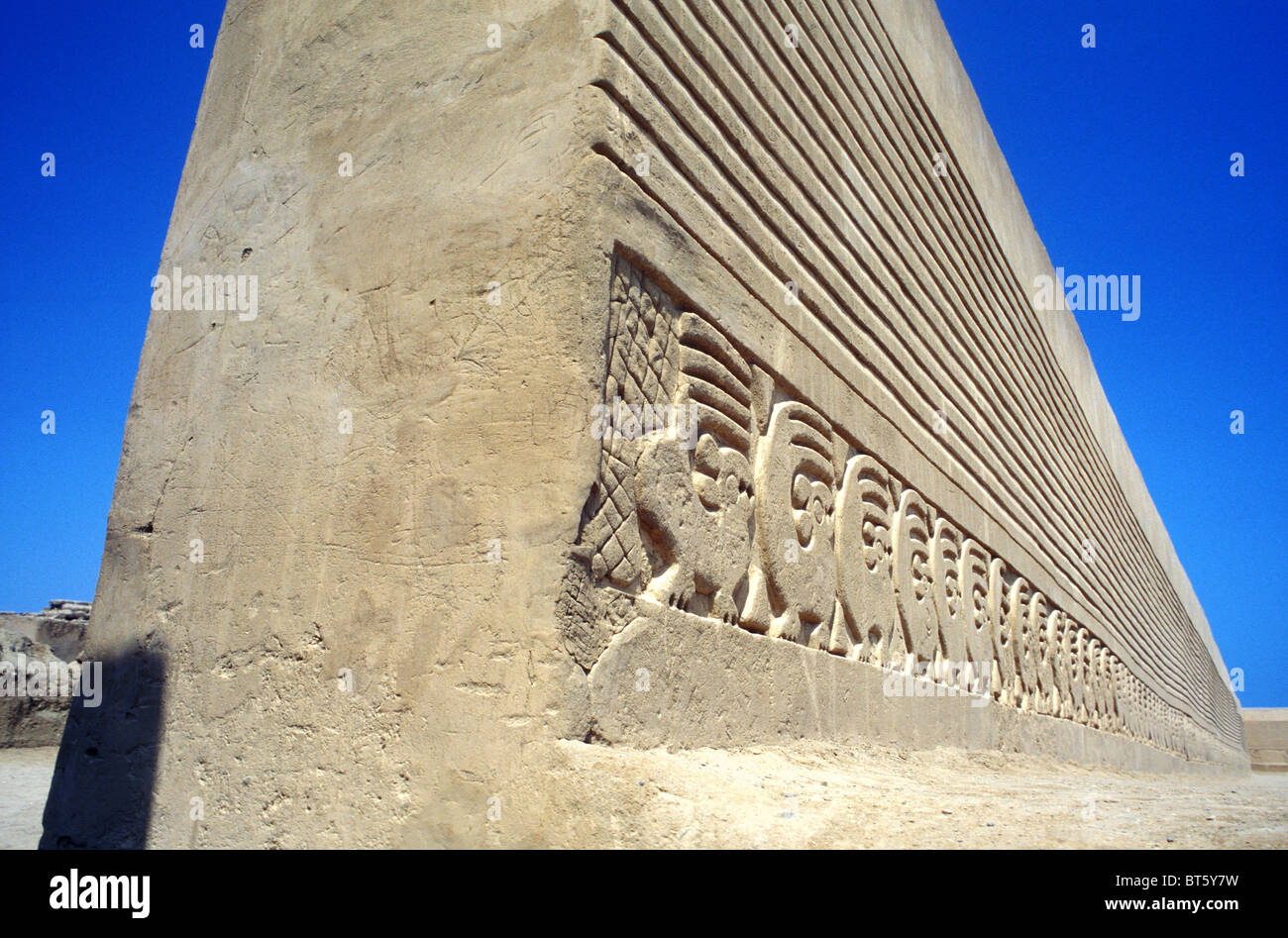 Chan Chan rovine, Trujillo, Perú Foto Stock