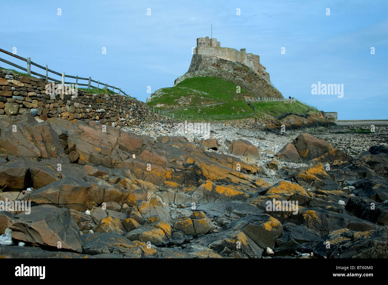 Aprire le barche a remi Lindisfarne Northumberland isola di marea costa Nord Est Inghilterra Isola Santa, civile parrocchia. Parker cronaca P Foto Stock