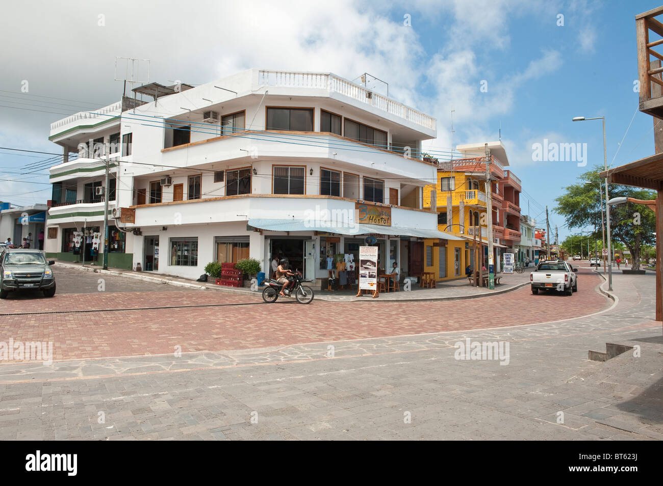 Puerto Baquerizo Moreno, capitale delle Galapagos, Isla San Cristóbal (San Cristobal Island), Isole Galapagos, Ecuador. Foto Stock