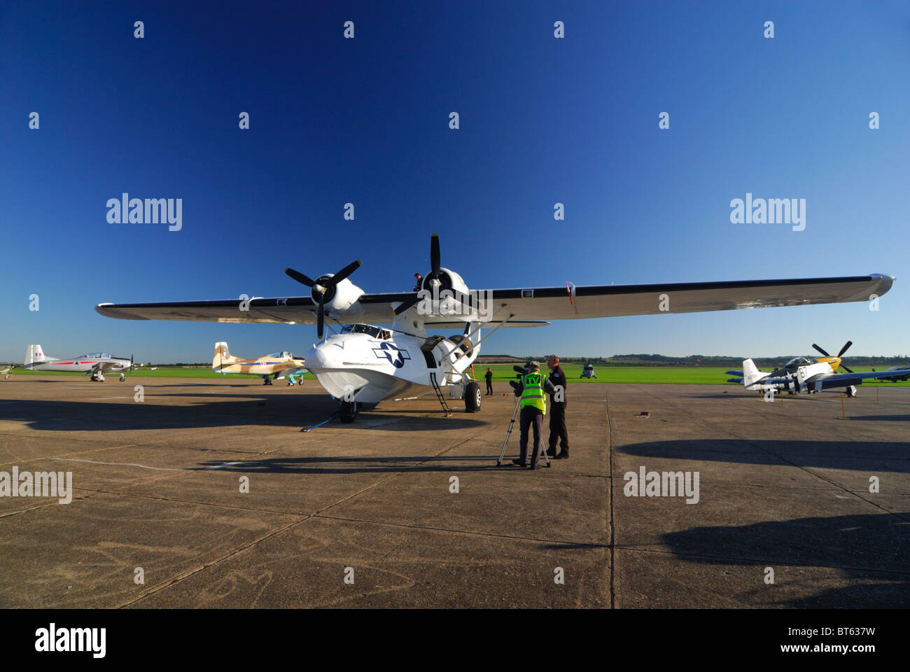 Costruttiva PBY Catalina a Duxford Air show Foto Stock