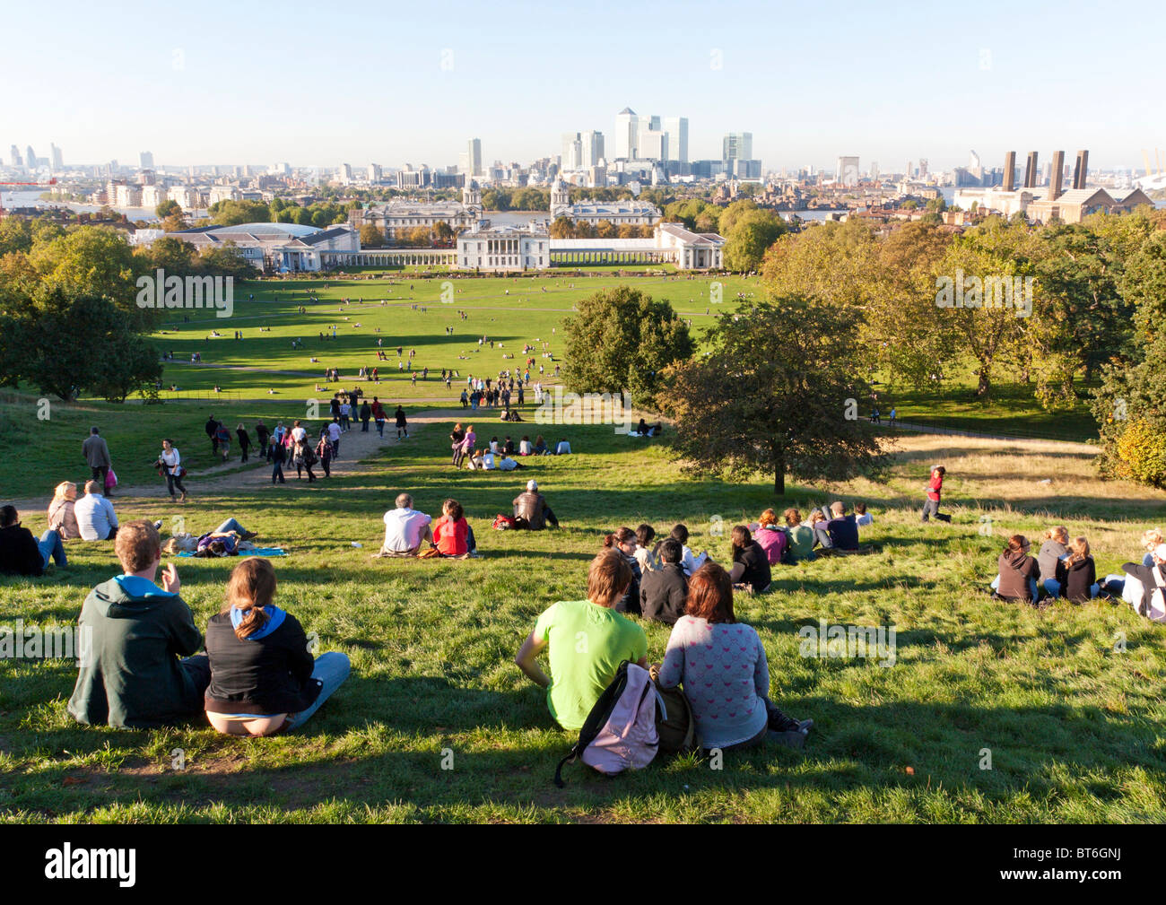 Il parco di Greenwich - Londra Foto Stock