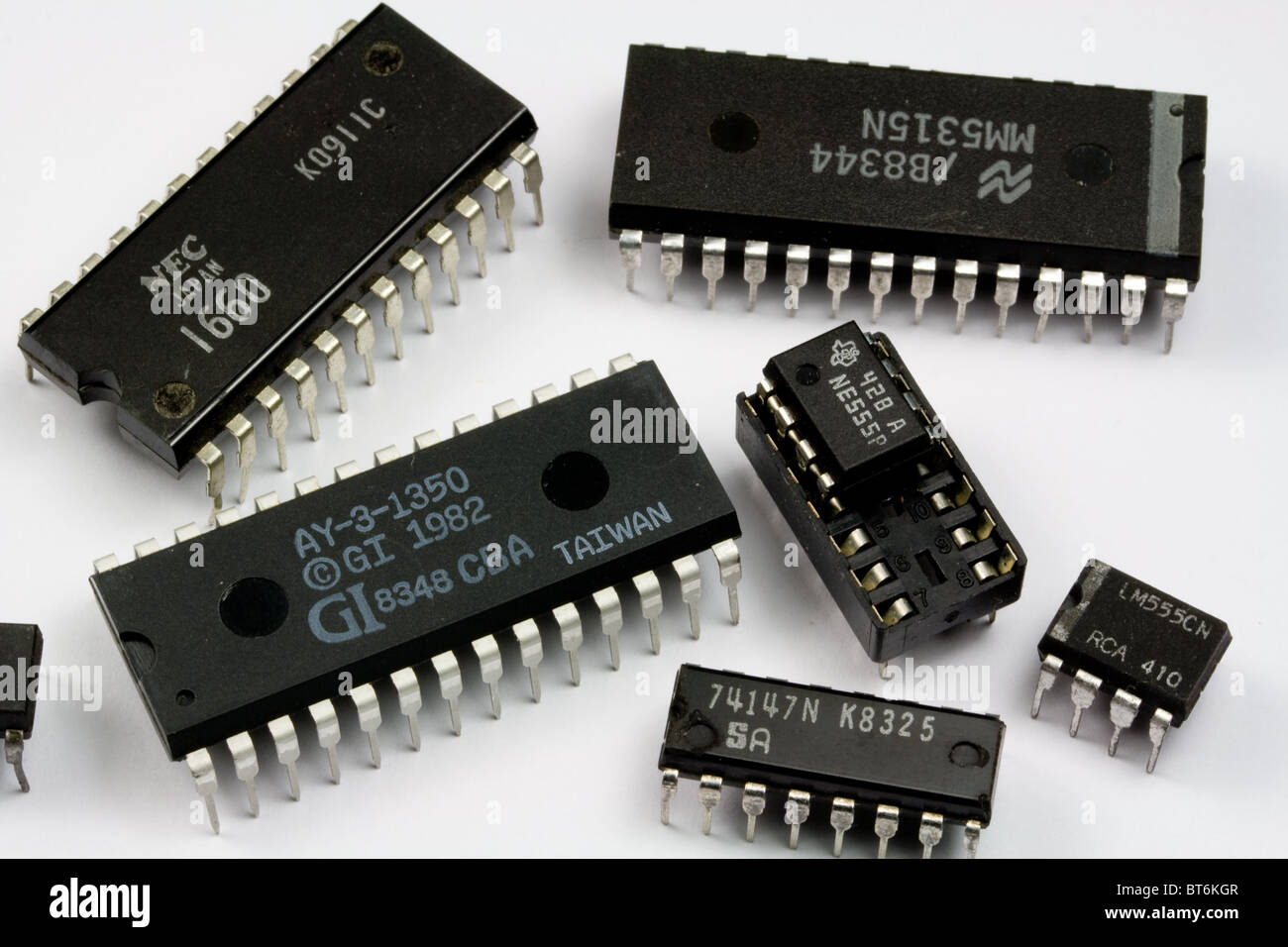 Chip a circuito integrato - Chip di Computer Foto Stock