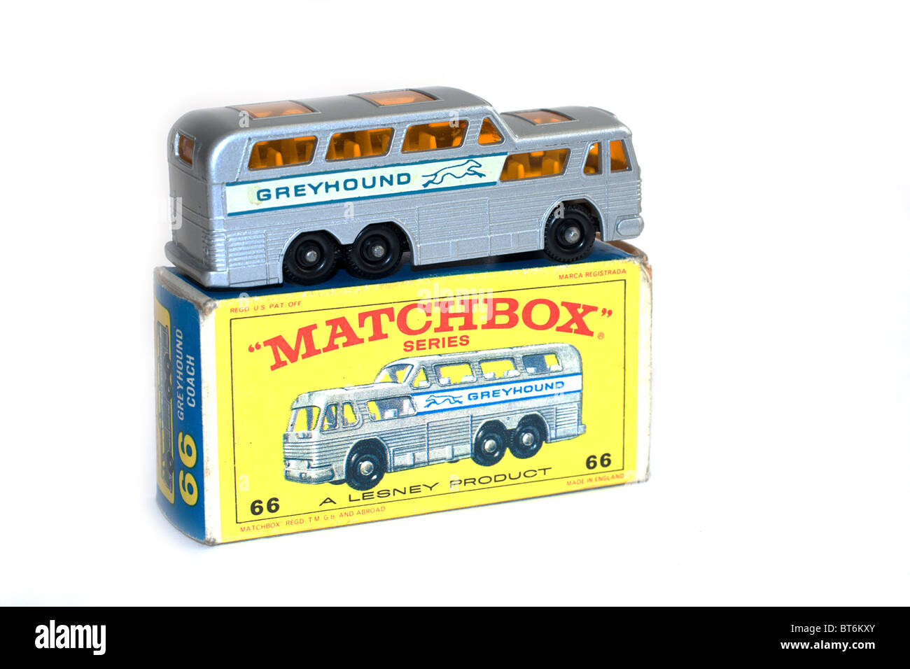 Matchbox 1-75 die cast car, menta nella casella Foto Stock