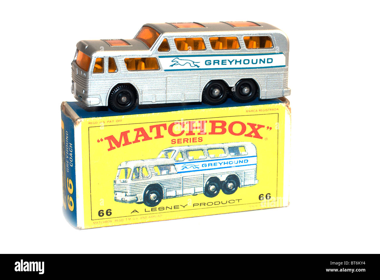 Matchbox 1-75 die cast car, menta nella casella Foto Stock