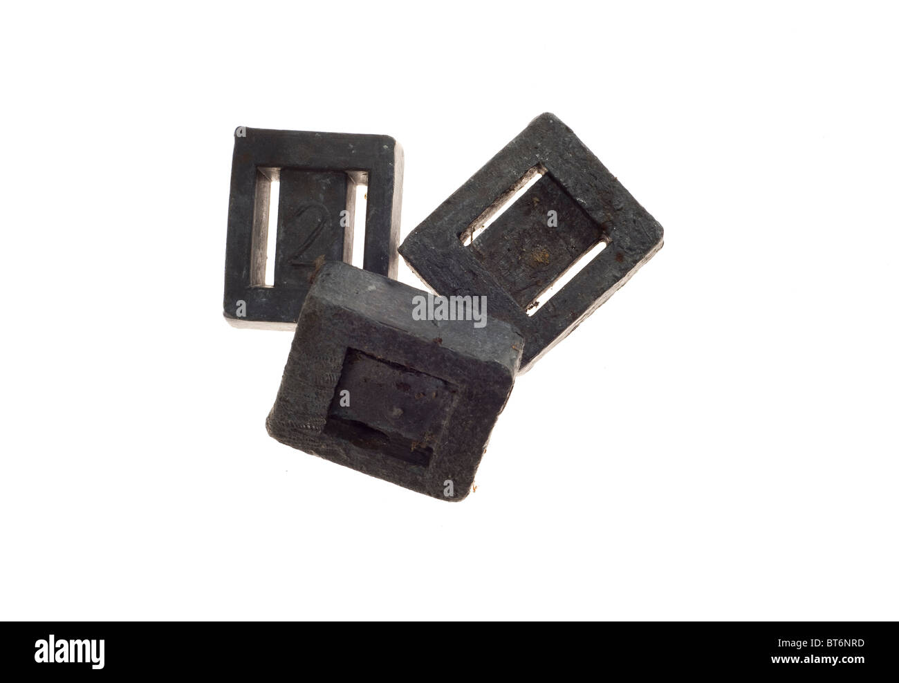 Pesi di piombo per le immersioni Foto Stock