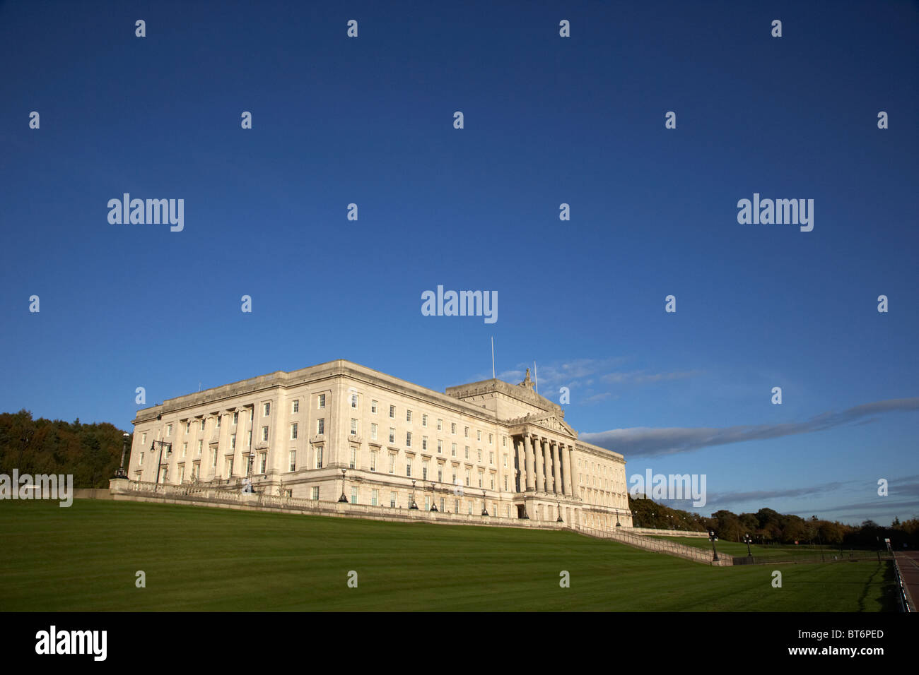 Irlanda del Nord agli edifici del Parlamento stormont belfast Irlanda del Nord Regno Unito Foto Stock