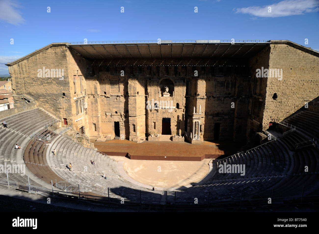 Francia, Provenza, Vaucluse, Orange, antico teatro romano Foto Stock