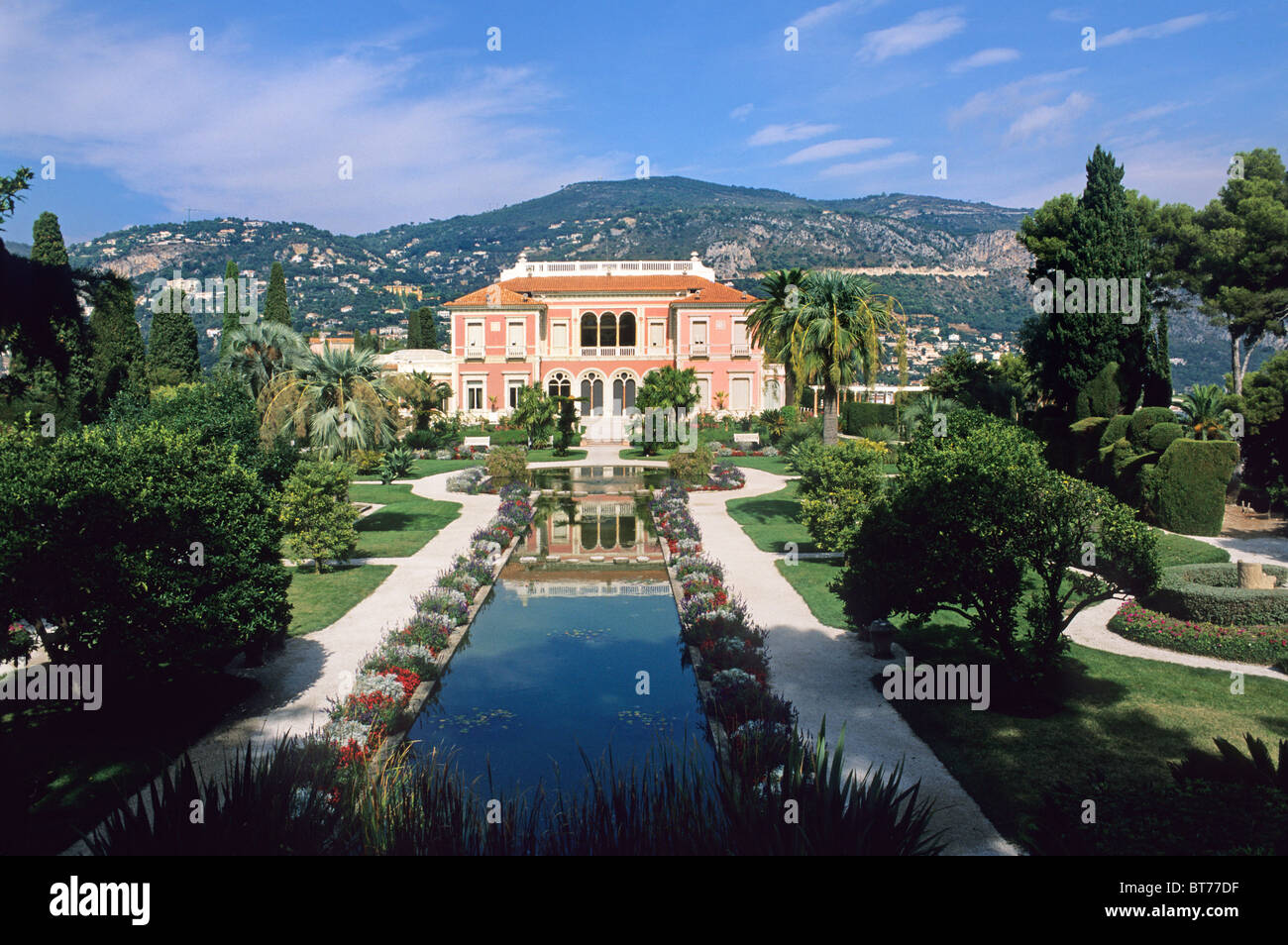 Francia, Alpes Maritimes, Saint Jean Cap Ferrat, Villa Ephrussi de Rotschild Foto Stock
