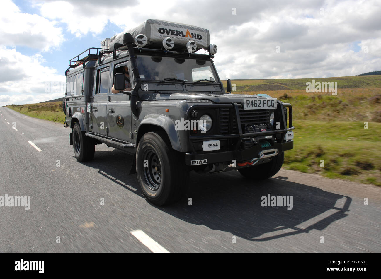 Land Rover Defender 130 1997 Foto Stock