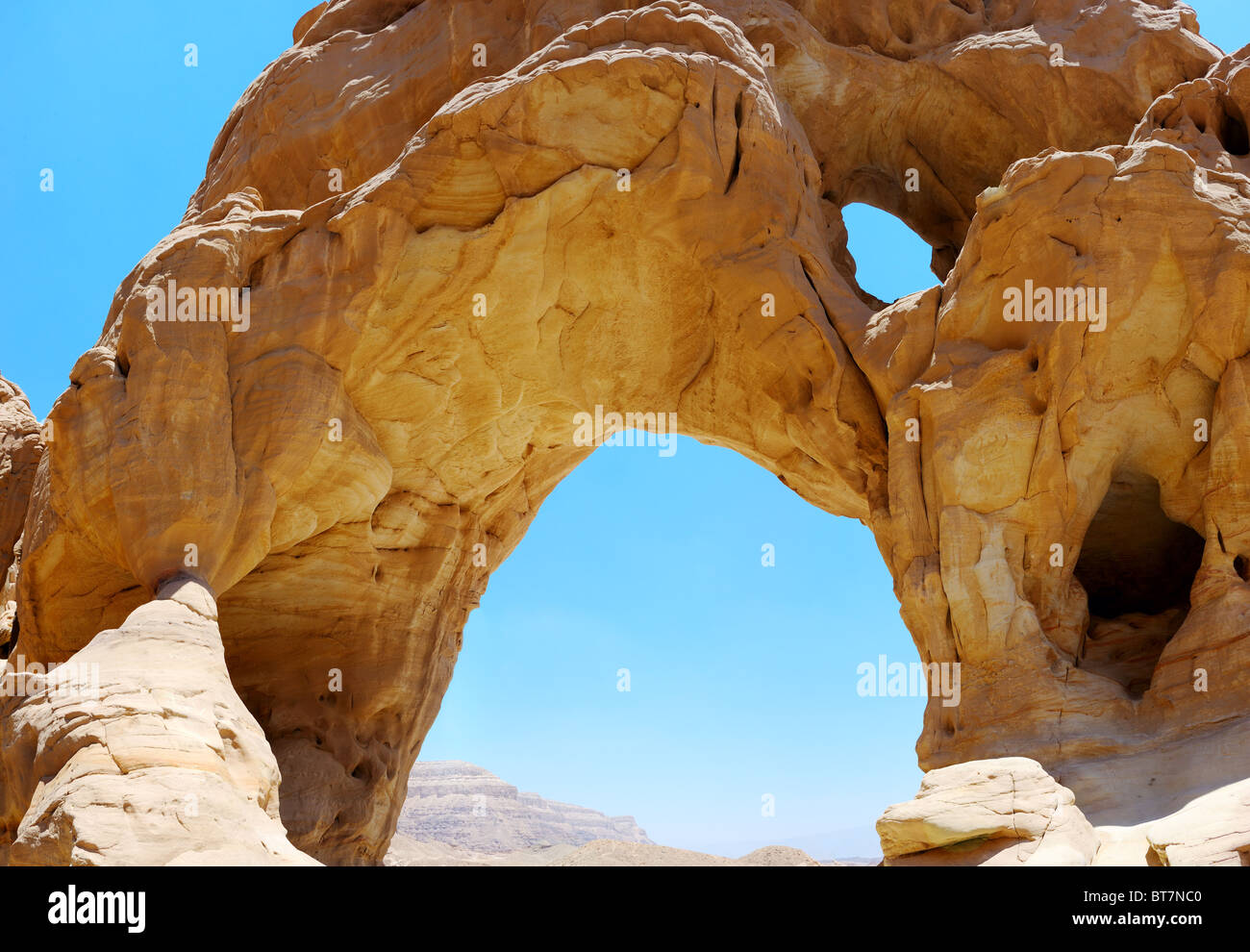 Incredibili rocce di Timna cratere Foto Stock