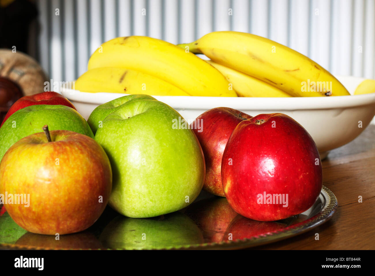 Due dei cinque al giorno per uno stile di vita sano Foto Stock