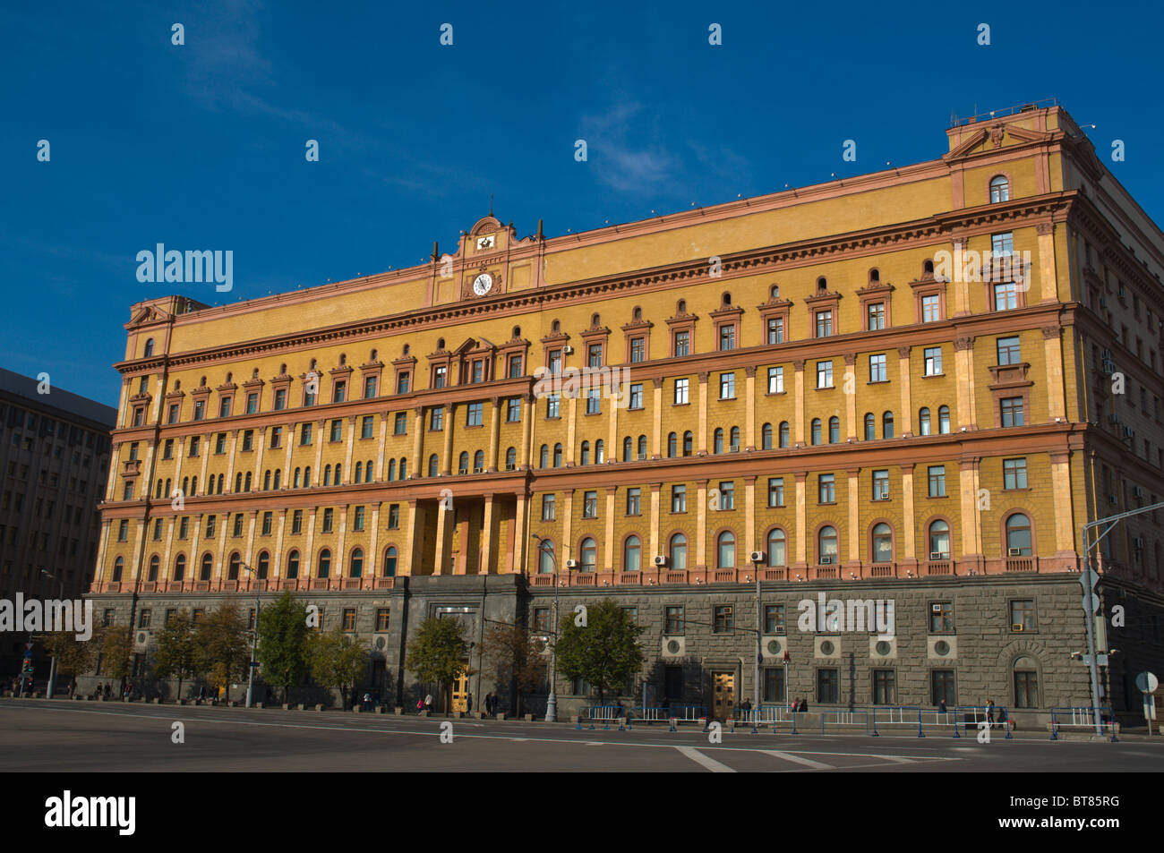 Lubyanka edificio pl Lubyanskaya piazza Mosca Russia Europa Foto Stock