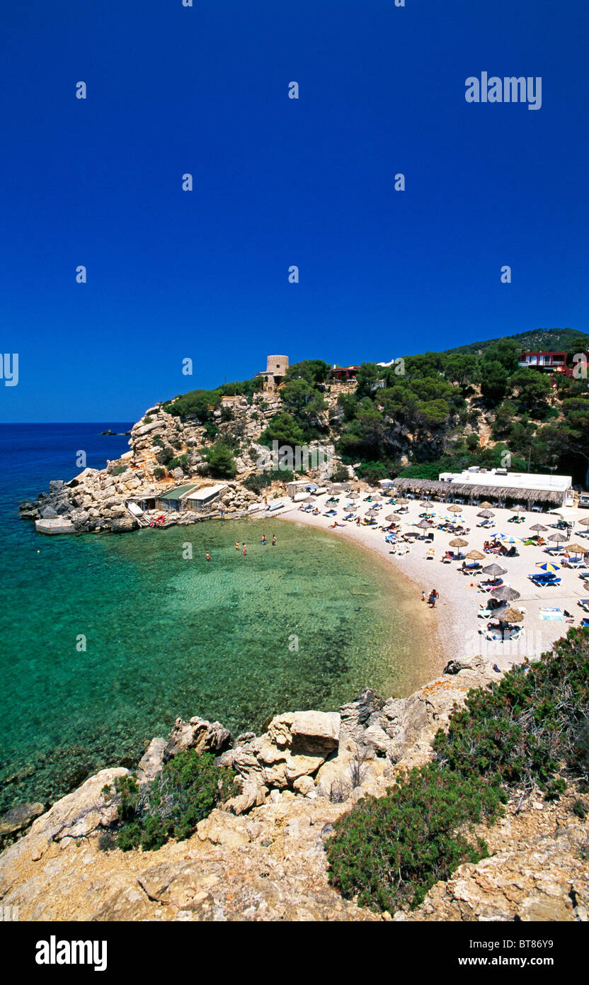 Cala Carbo, Ibiza, Isole Baleari, Spagna Foto Stock