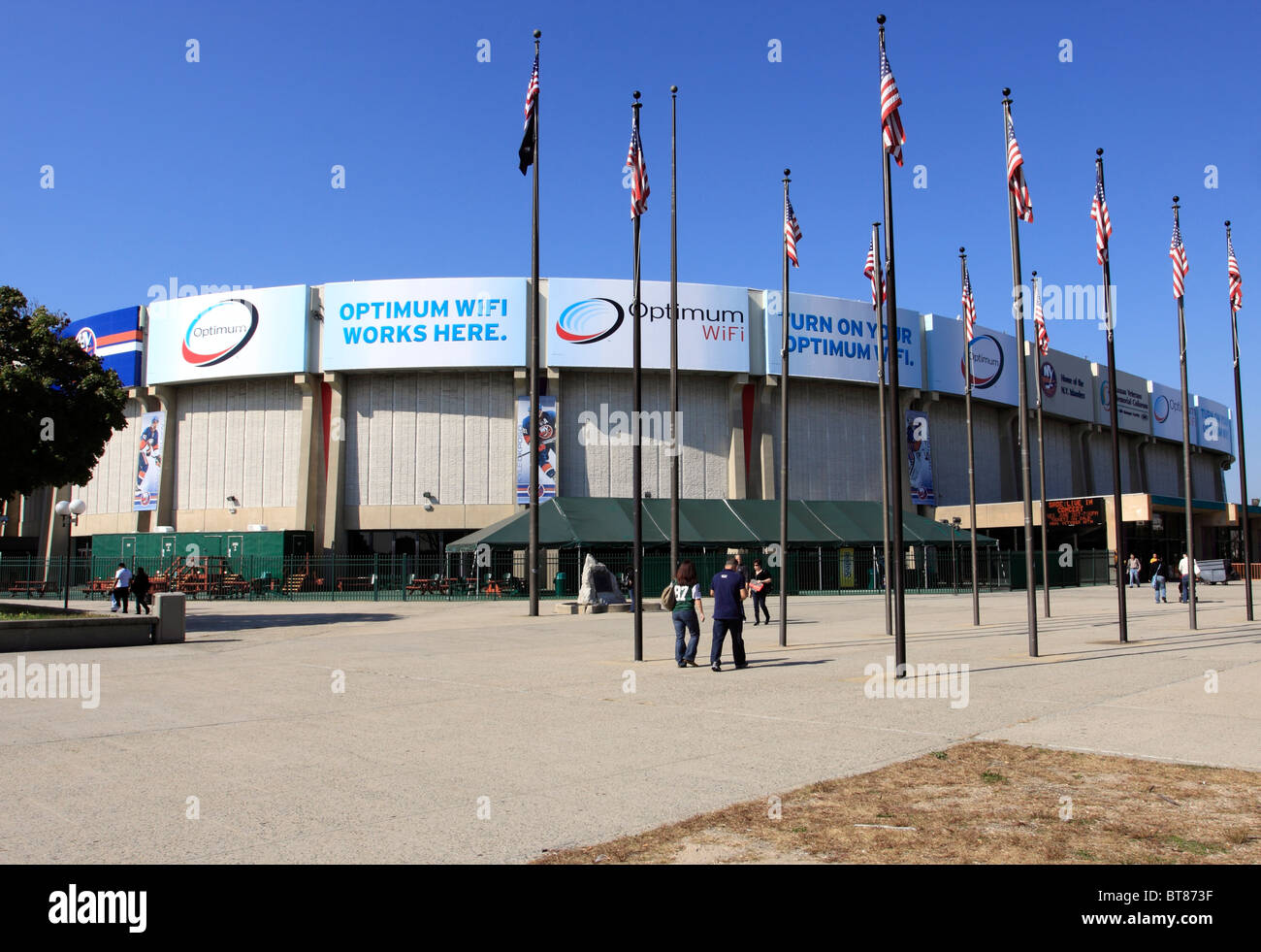 Il Nassau Veterans Memorial Coliseum Uniondale Long Island NY Foto Stock