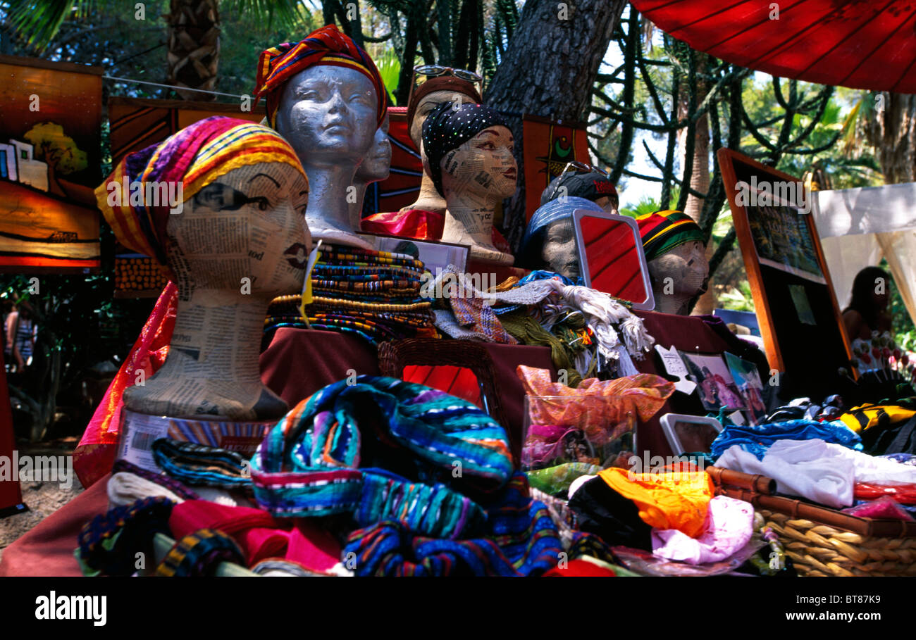 Mercato hippy di Punta Arabi, Ibiza, Isole Baleari, Spagna Foto Stock