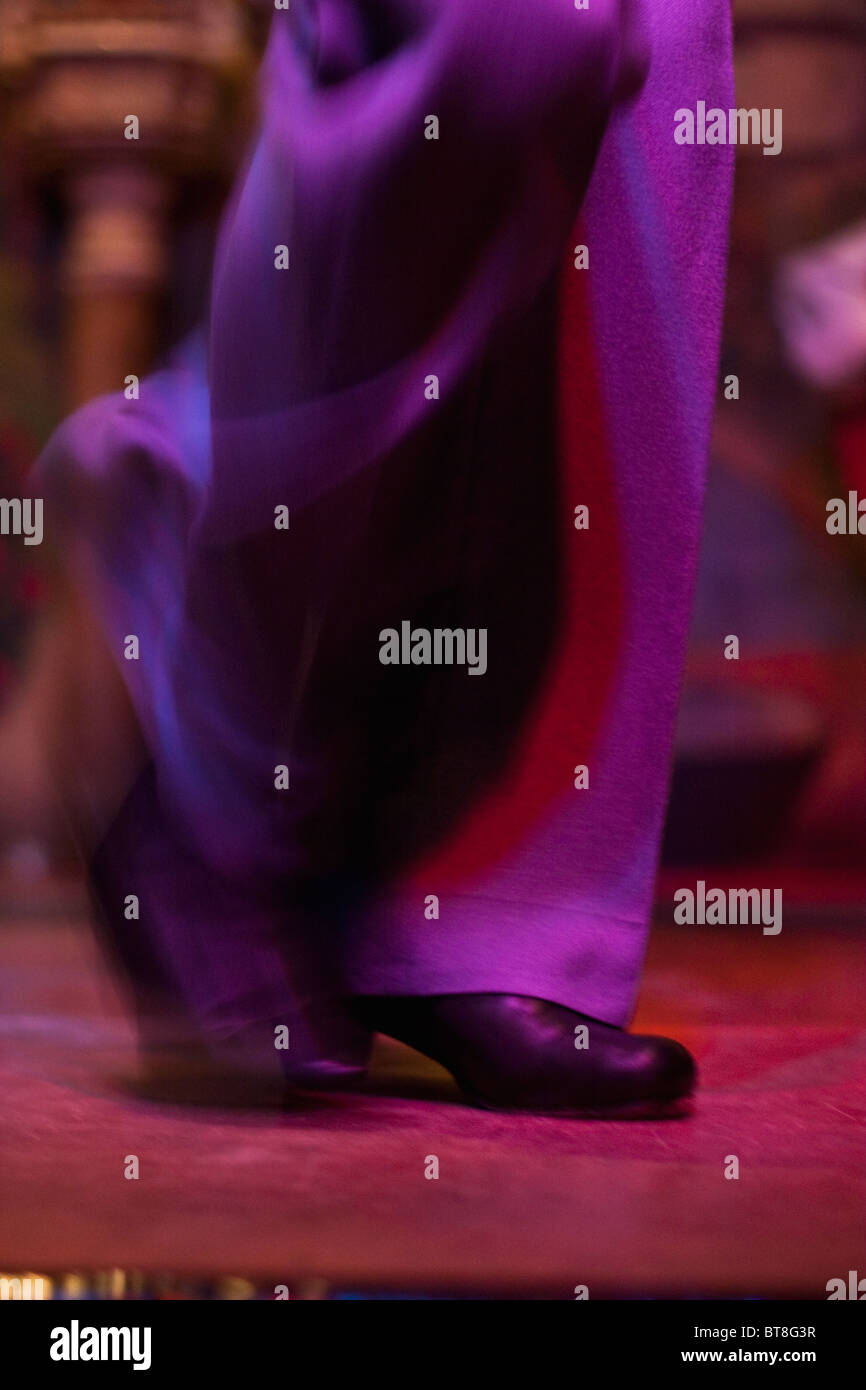 L'uomo ballare Flamenco Foto Stock