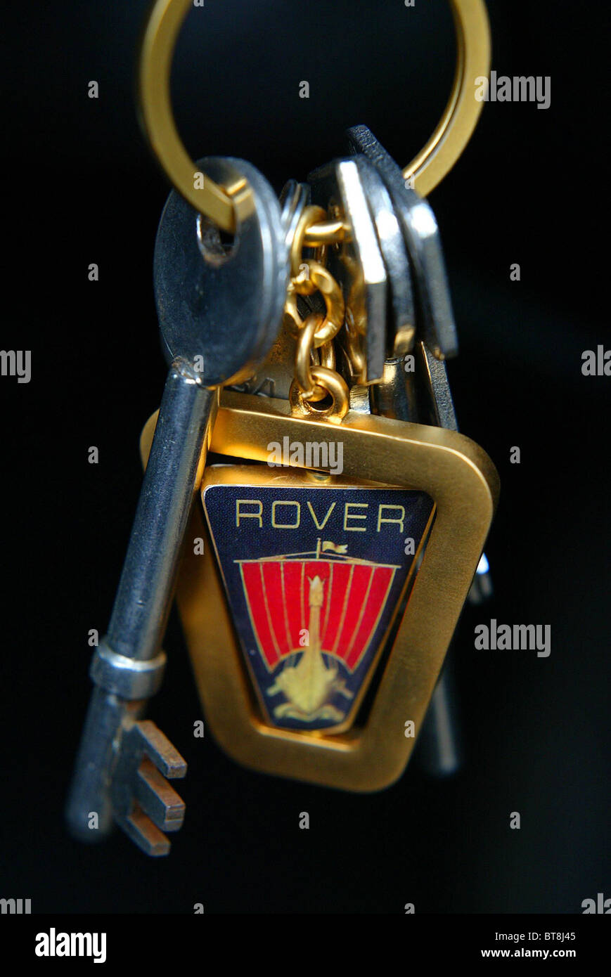 MG Rover keyring. Foto di James Boardman. Foto Stock