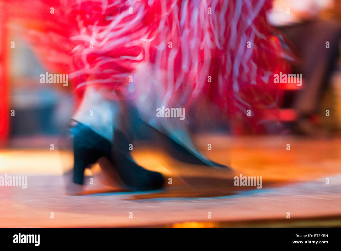 Flamenco Dancing abstracts, Spagna Foto Stock
