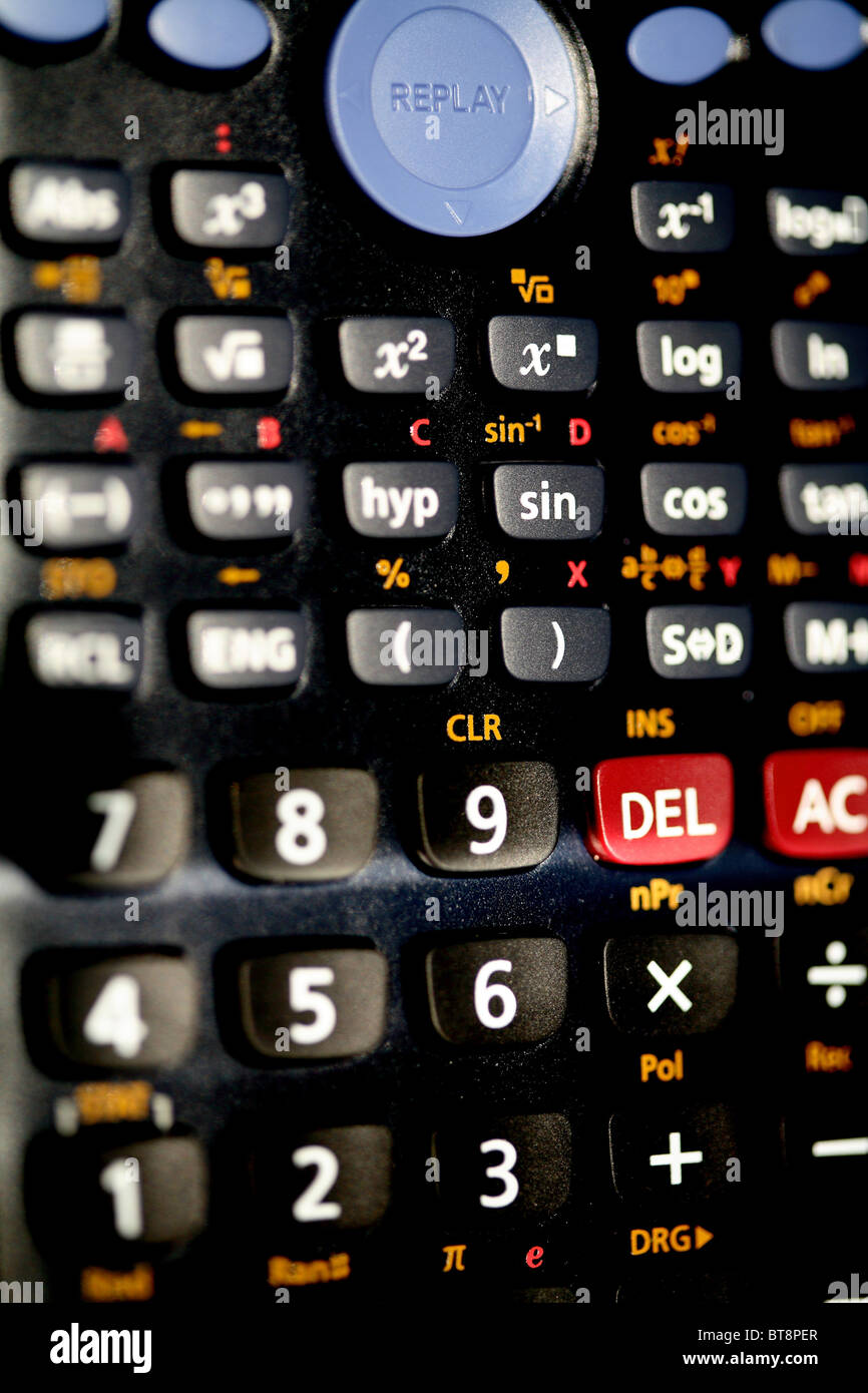 La matematica avanzata calcolatrice Foto Stock