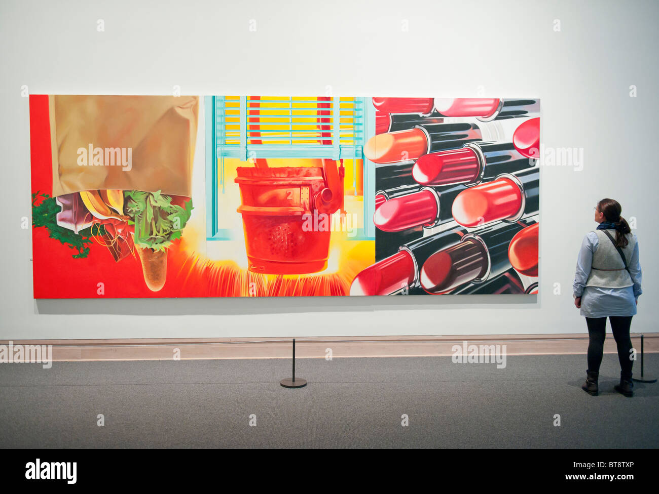 Casa del Fuoco da James Rosenquist presso il Metropolitan Museum of Art di Manhattan , New York City, Stati Uniti d'America Foto Stock