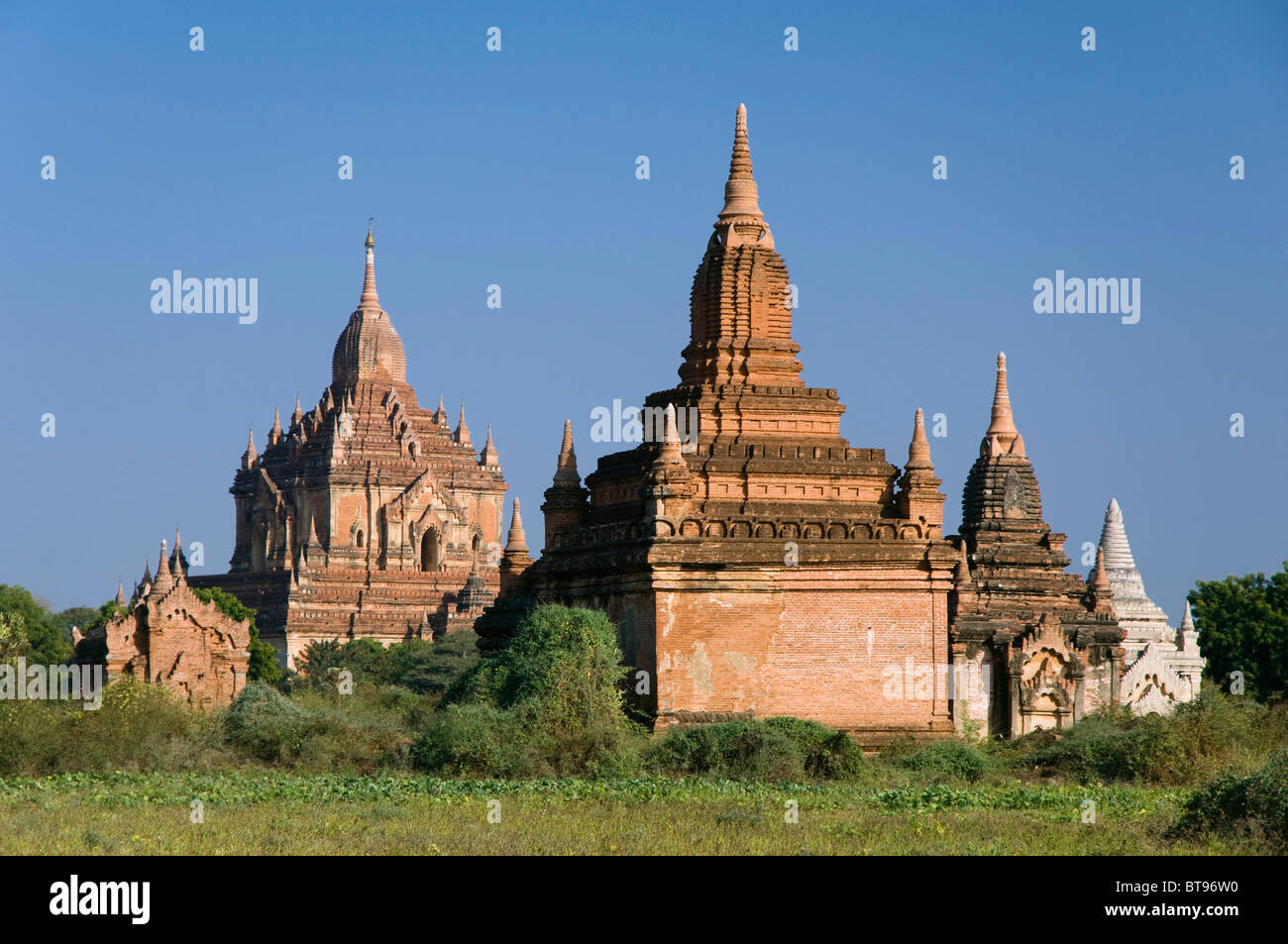 Pagoda Htilominlo, Old Bagan, pagano, birmania, myanmar, Asia Foto Stock