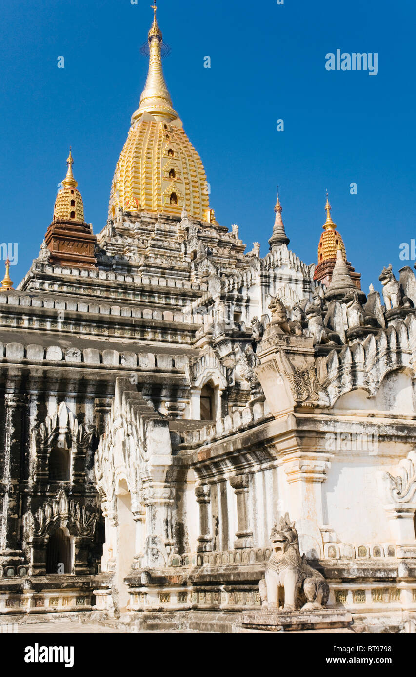 Tempio di Ananda, Old Bagan, pagano, birmania, myanmar, Asia Foto Stock