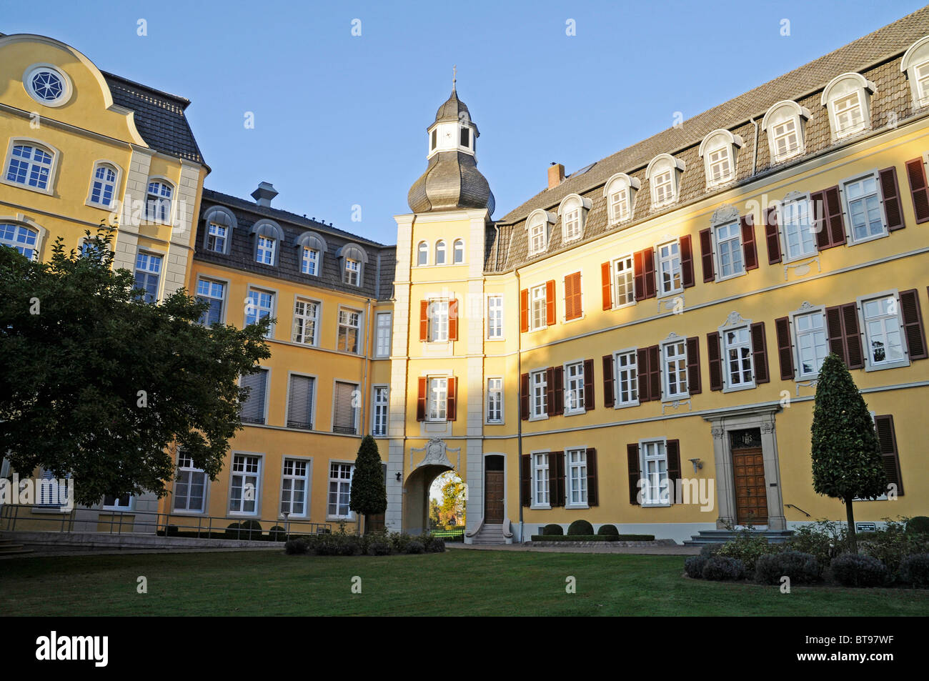 Haus Aspel House, Figlie di Santa Croce, ordini, castello, monastero, Rees, Basso Reno, Renania settentrionale-Vestfalia Foto Stock