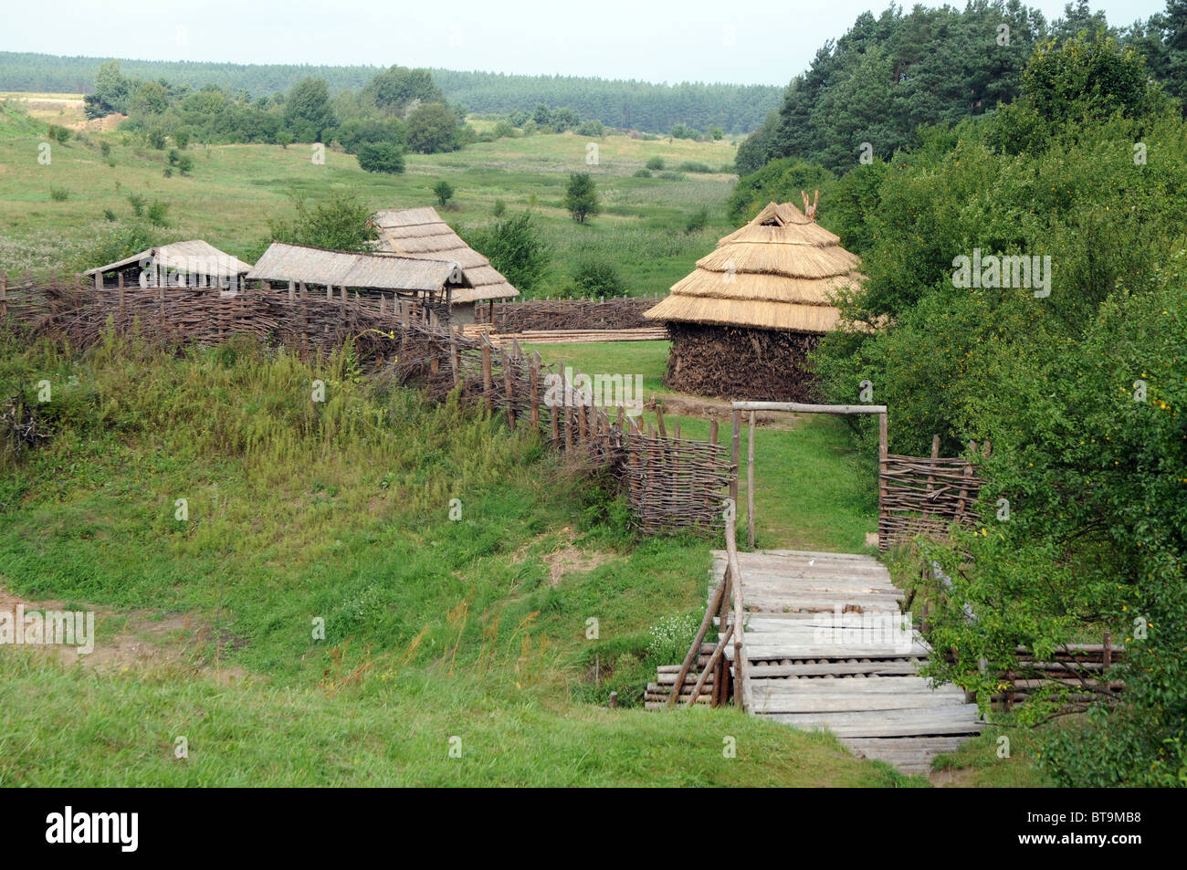Alto Medioevo insediamento chiamato Amalang Foto Stock