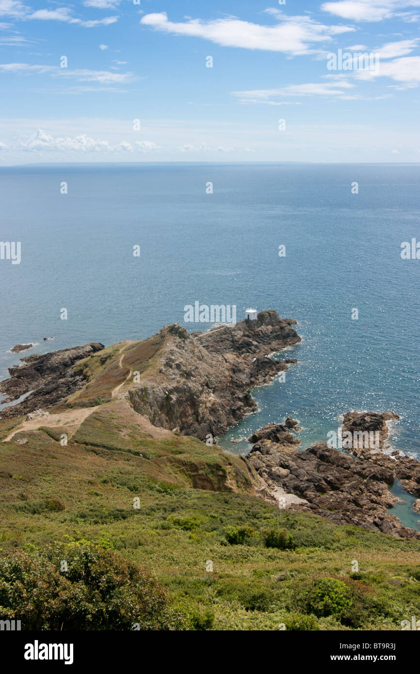 Jerbourg Point. Guernsey Foto Stock