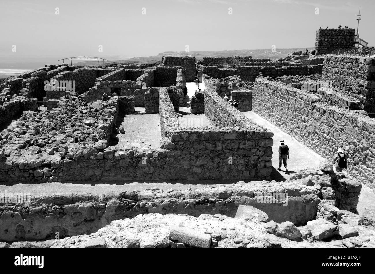 Masada ,settentrionale camere dello store Foto Stock