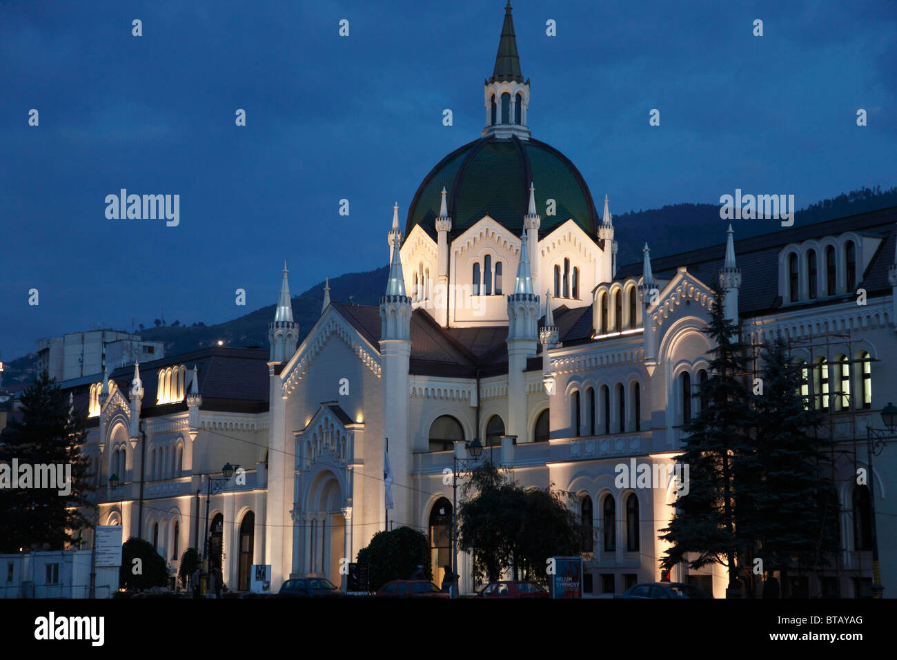 La Bosnia ed Erzegovina, Sarajevo, Accademia di Belle Arti, Foto Stock