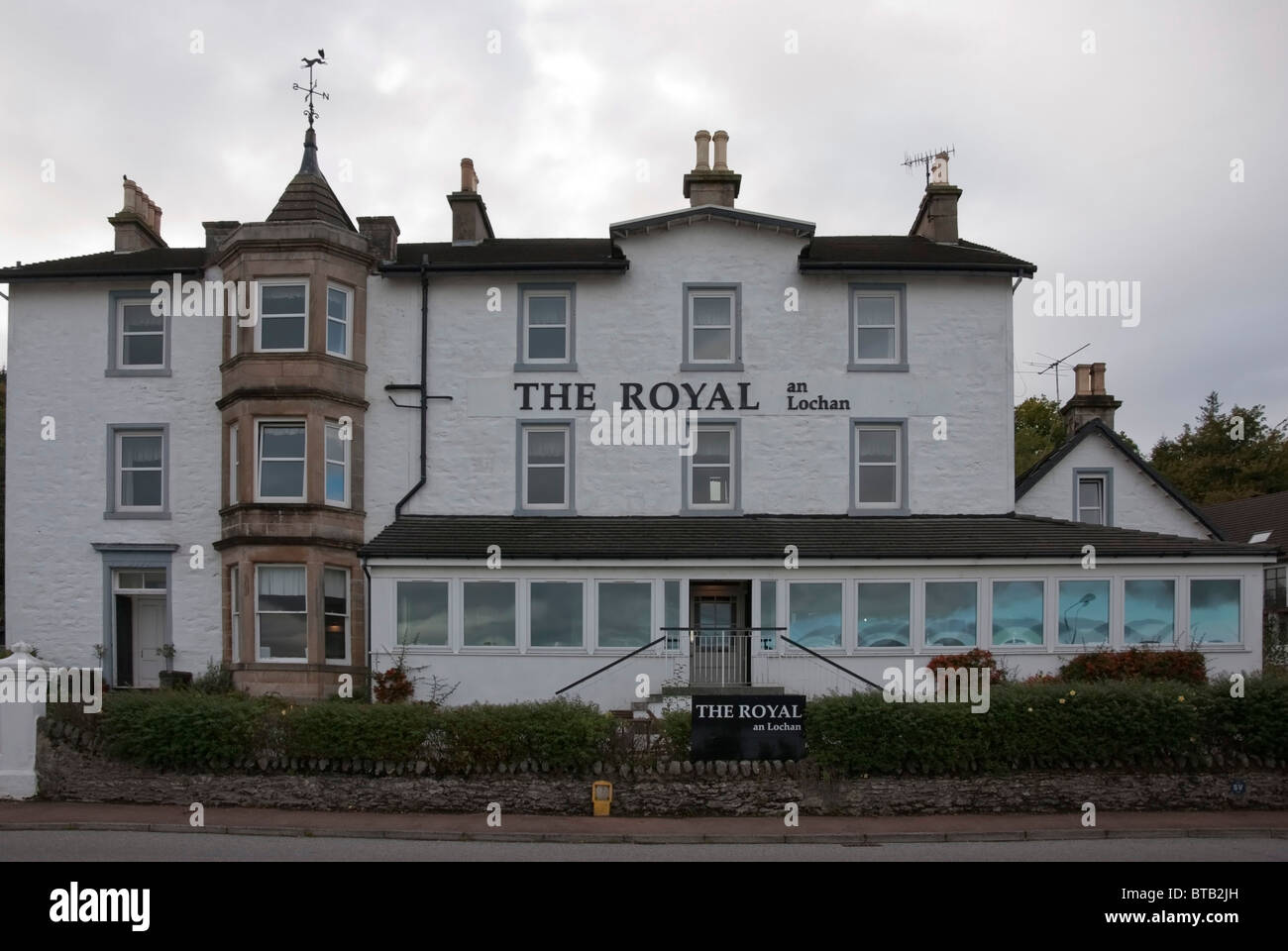 Il Royal un Lochan Hotel Shore Road Tighnabruaich Kyles of Bute Argyll & Bute Scozia Scotland Foto Stock