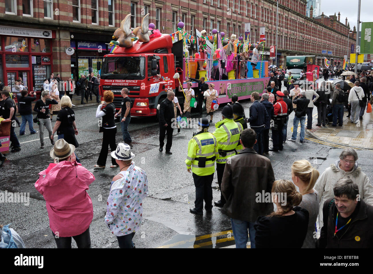 Manchester Pride Parade 2010 REGNO UNITO Foto Stock