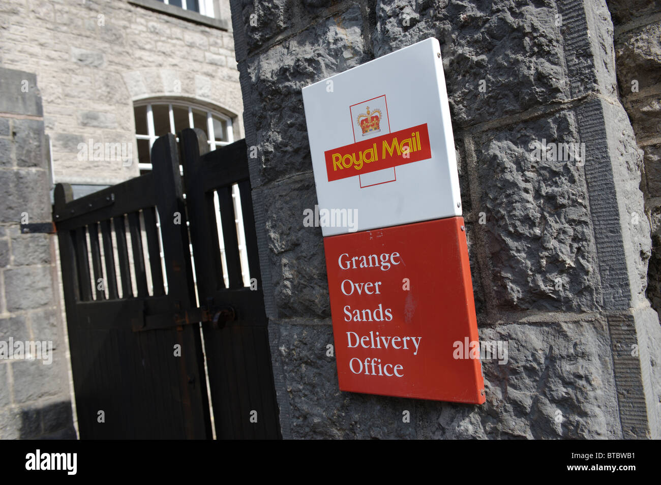 Royal Mail delivery office a Grange-over-Sands, Cumbria, England, Regno Unito Foto Stock