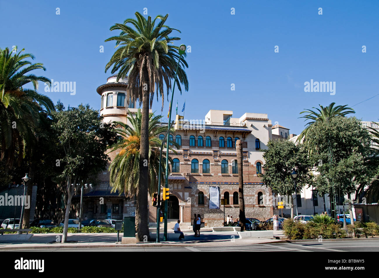 La città di Malaga Centro spagnolo spagna storica Foto Stock