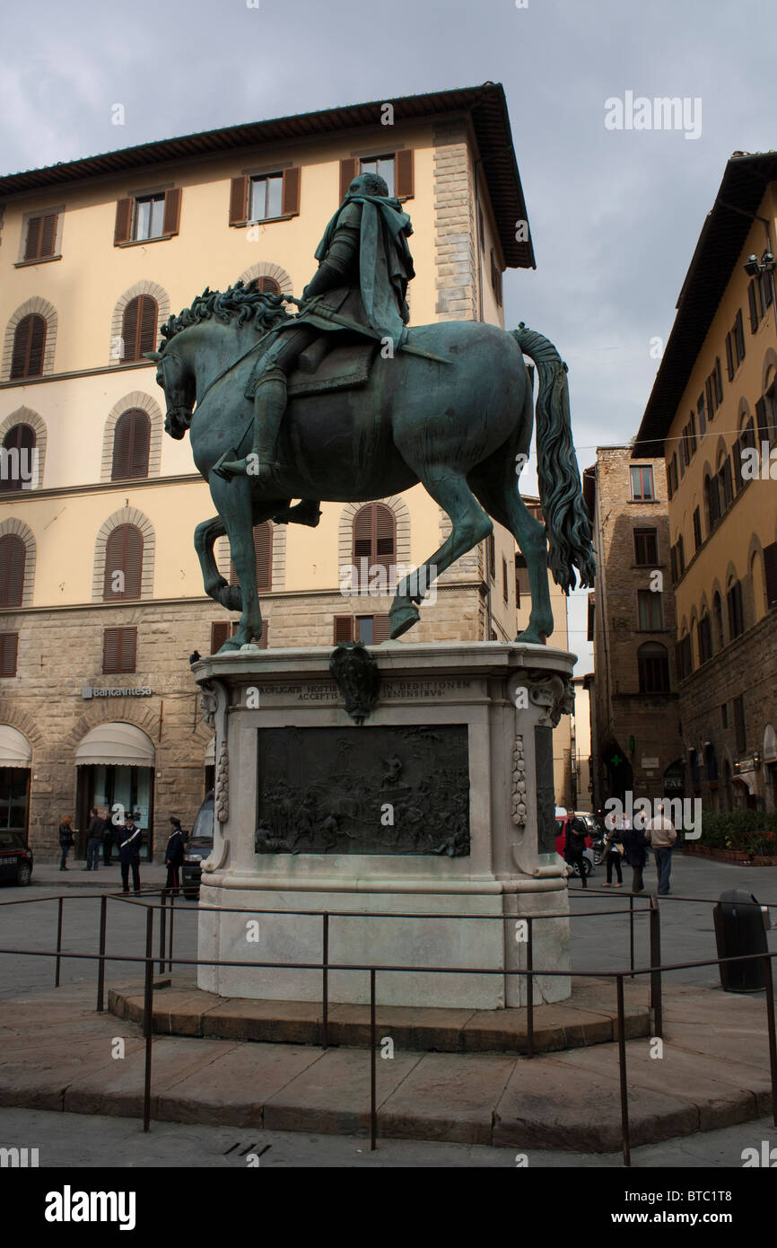 Il centro città di Firenze ITALIA Foto Stock