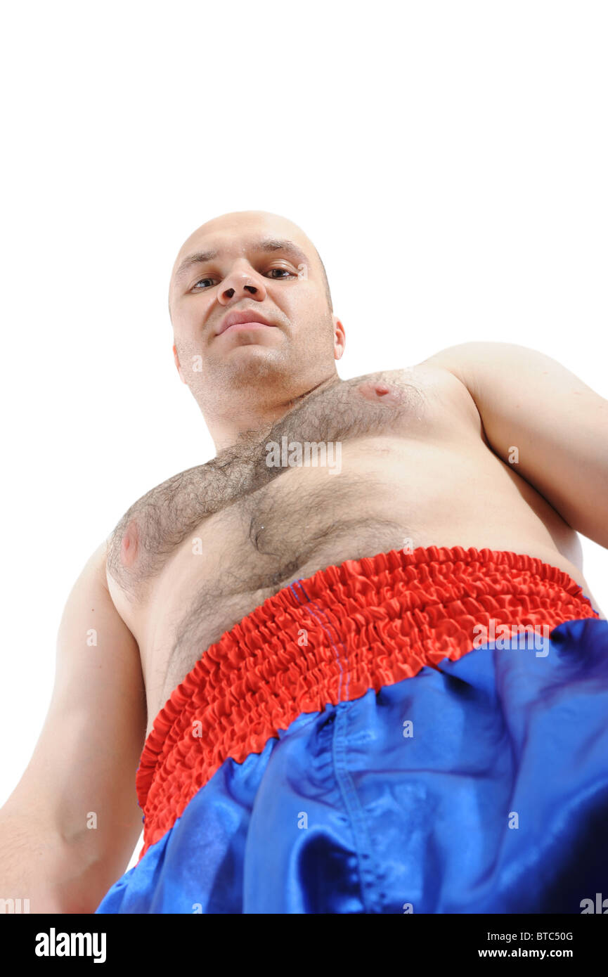 Ritratto di un boxer Foto Stock