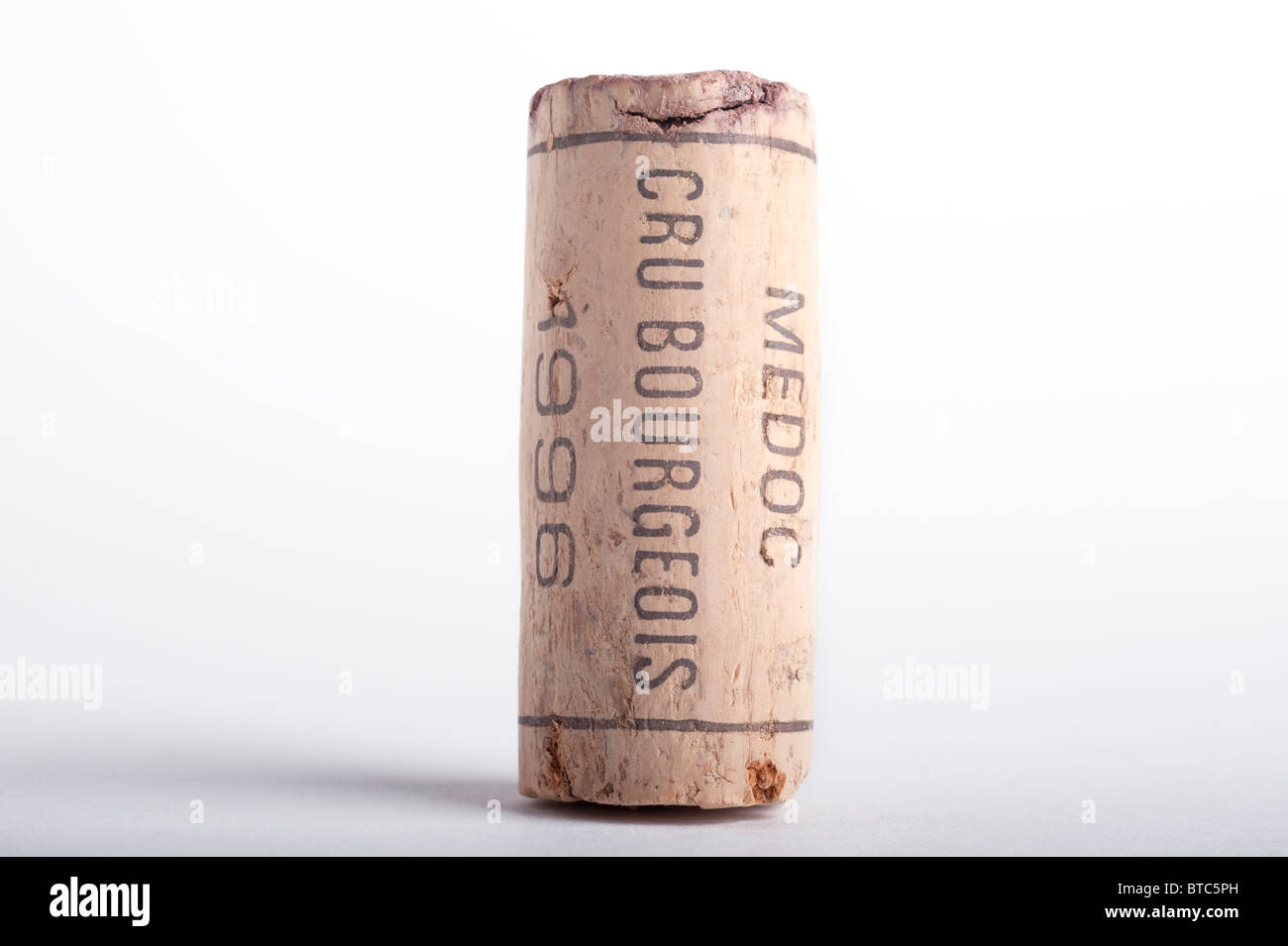 Tappo per bottiglia di vino, Medoc Foto Stock