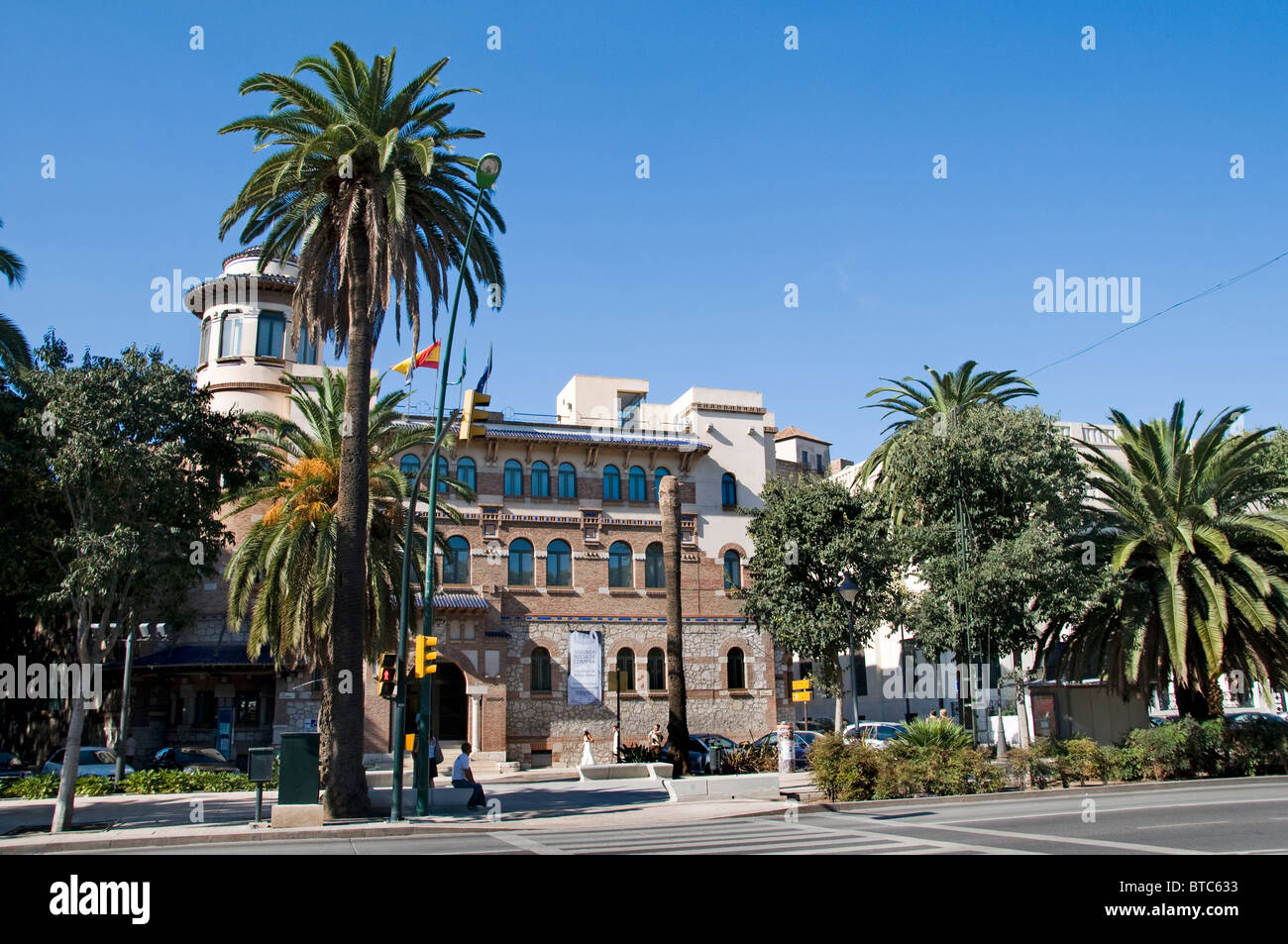 La città di Malaga Centro spagnolo spagna storica Foto Stock