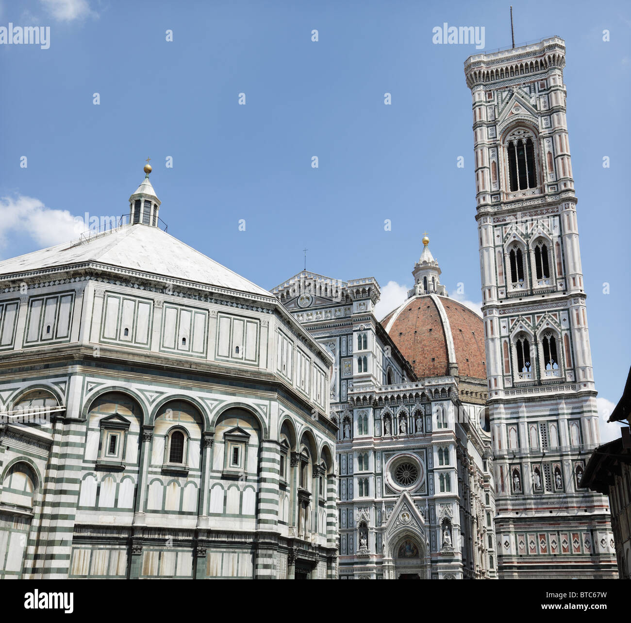 Piazza del Duomo Firenze Foto Stock