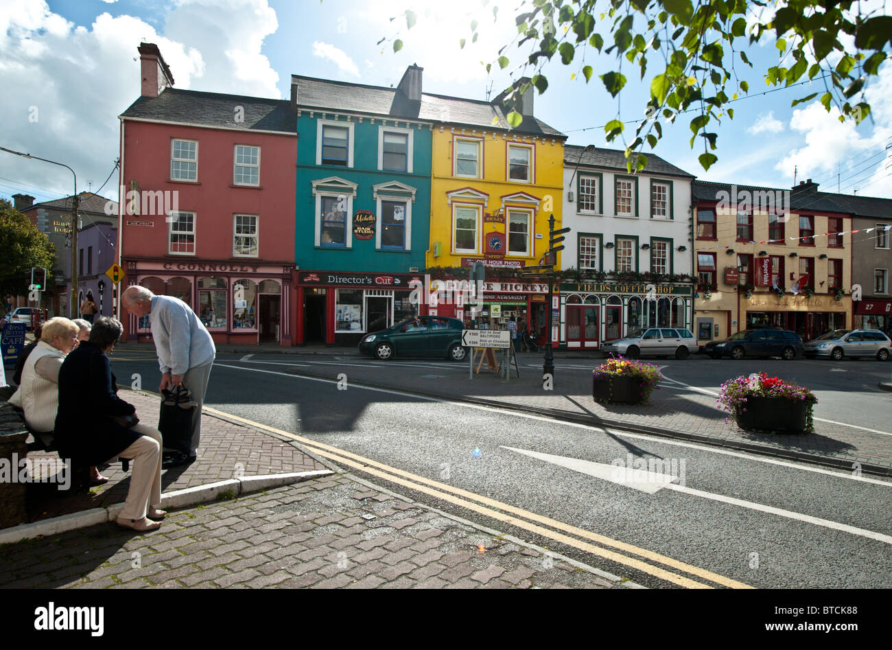 Town Square, Skibbereen, West Cork Foto Stock