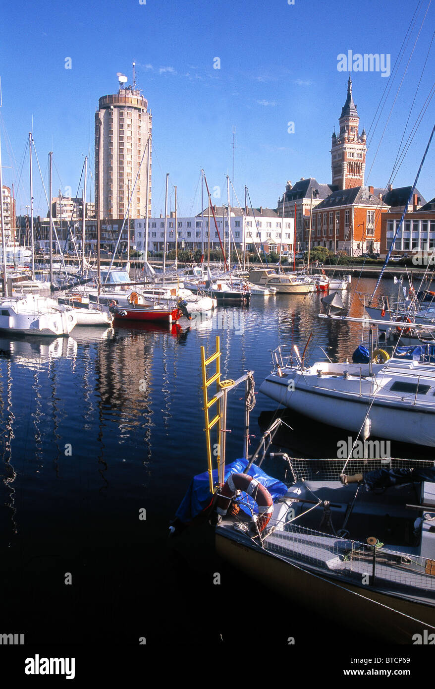 Dunkirk, Porto, città Hal Foto Stock