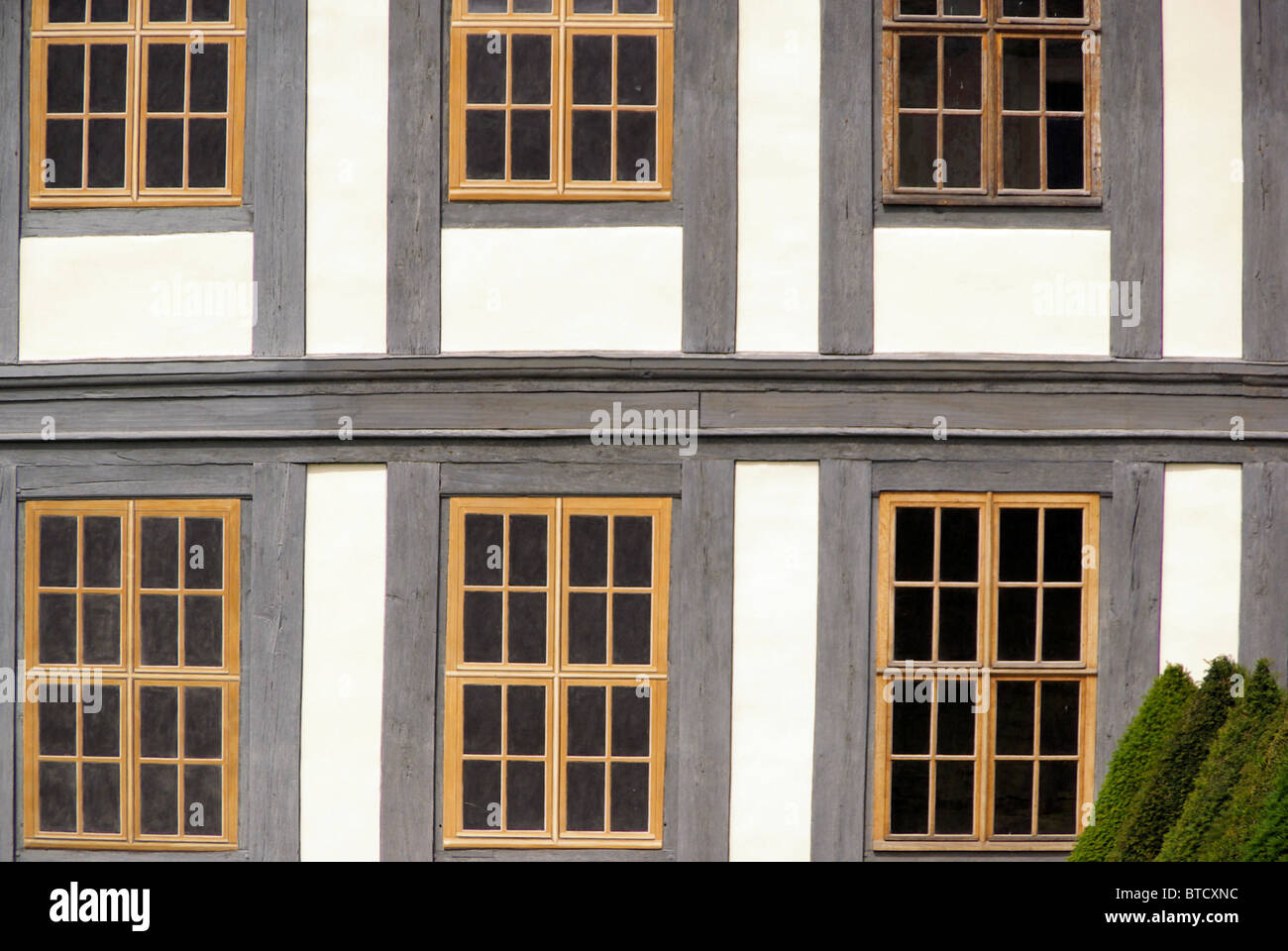 Fenster Fachwerk - finestra timber framing 02 Foto Stock