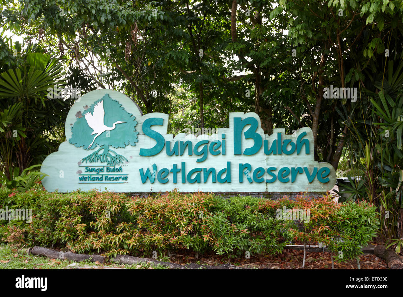 Sungei Buloh Wetland Reserve, Singapore Foto Stock
